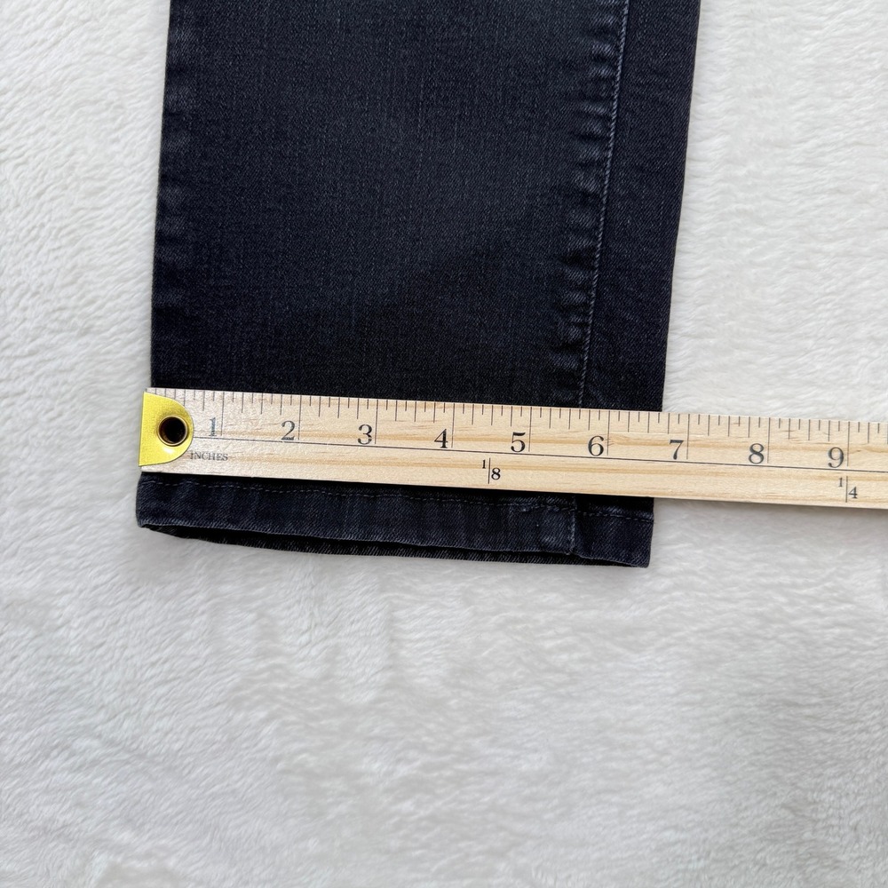 L.L. Bean Jeans Womens 8P Black Classic Fit Straight Leg Stretch Denim - Picture 6 of 12